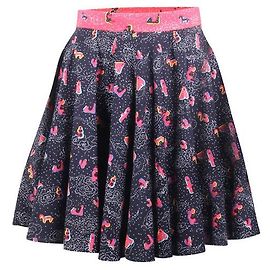 Falda estampada negra Tsumori Chisato Negro