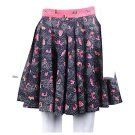 Tsumori Chisato-Tsumori Chisato Black Print Skirt-Black