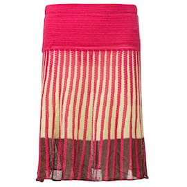 Missoni-Missoni Crochet Knit Flared Skirt-Multiple colors
