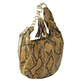 Gucci-GUCCI Sienna Snakeskin Hobo Bag-Other