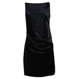 Autre Marque-ANTEPRIMA – Ärmelloses, figurbetontes schwarzes Kleid-Schwarz