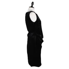 Autre Marque-ANTEPRIMA Vestido ajustado negro sin mangas-Negro