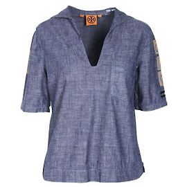 TORY BURCH Sailor Style Denim Top Other
