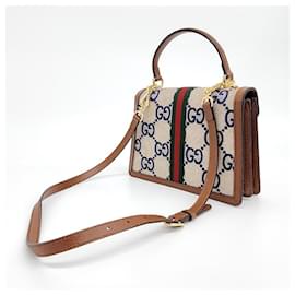 Gucci-Gucci  Ophidia Top Handle Bag (651055)-Multiple colors