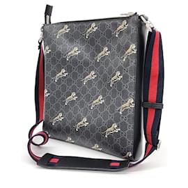 Gucci-Gucci  PVC Crossbody Bag (474137)-Multiple colors,Grey