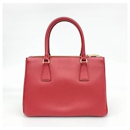 Prada-Prada  Saffiano Lux Tote/Shoulder Bag-Red
