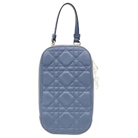 Dior-Dior Christian  Phone Holder Crossbody Bag S0872ONMJ-Blue