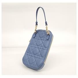 Dior-Dior Christian Umhängetasche mit Telefonhalter, Größe S0872ONMJ-Blau