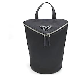 Prada-Prada  Re-Nylon Drawstring Backpack (2VZ096)-Black