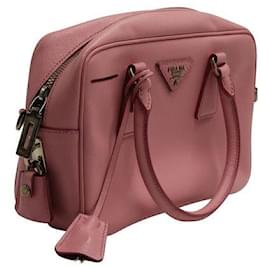 Prada-Prada Light Pink Saffiano Lux Petalo 1 handbag/ Crossbody Bag-Pink