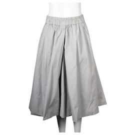 Autre Marque-Contemporary Designer Grey Skirt-Grey
