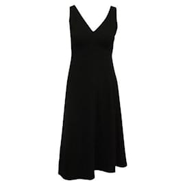 Autre Marque-Contemporary Designer Classic Mini Black Dress-Black