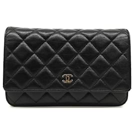 Chanel-Bolso bandolera Chanel Caviar WOC AP0250-Negro