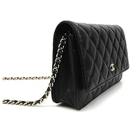 Chanel-Chanel  Caviar WOC Crossbody Bag AP0250-Black
