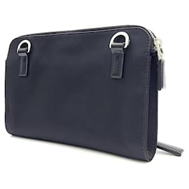 Prada-Prada  Nylon Crossbody Bag (2VH130)-Black