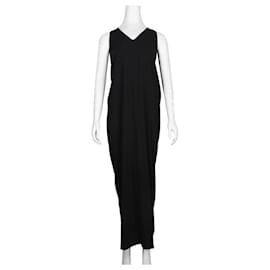 Autre Marque-Contemporary Designer Black Sleeveless Maxi Dress-Black
