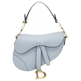 Christian Dior-Christian Dior  Mini Saddle Bag-Blue