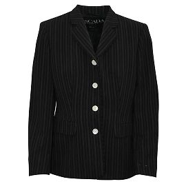 Blazer vintage a righe blu navy Escada Blu navy