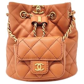 Chanel-Chanel  Small Backpack AS3947-Orange