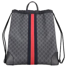 Gucci-Mochila conversível Gucci PVC Tote (473872)-Preto