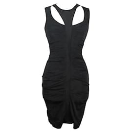 Autre Marque-Vestido preto de designer contemporâneo-Preto