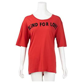 Gucci-Gucci Gucci – T-Shirt „Blind For Love“-Rot