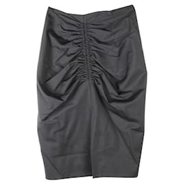Balenciaga-BALENCIAGA Black Pencil Skirt-Black