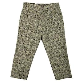 Marni-MARNI Edición de Verano 2014 Pantalones estampados-Amarillo