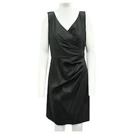Autre Marque-DESIGNER CONTEMPORAIN Petite robe noire élégante-Noir