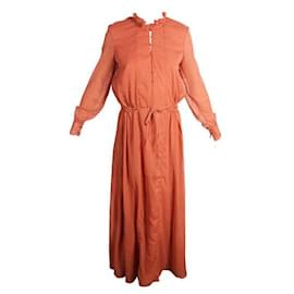 Autre Marque-CONTEMPORARY DESIGNER Auburn Maxi Dress-Orange