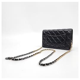 Chanel-Mini borsa a tracolla Chanel WOC-Nero