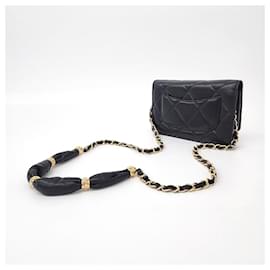 Chanel-Mini borsa a tracolla Chanel WOC-Nero