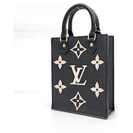 Louis Vuitton-Louis Vuitton Empreinte Kleine Tasche aus Platin-Schwarz