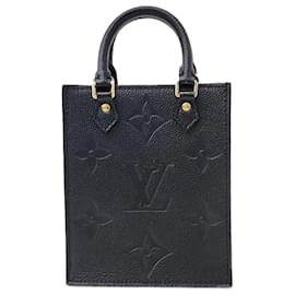 Louis Vuitton-Louis Vuitton Empreinte Kleine Tasche aus Platin-Schwarz