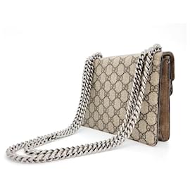 Gucci-Gucci  Dionysus Shoulder and Crossbody Bag (421970)-Beige