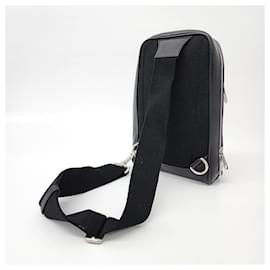 Gucci-Gucci  Signature Shima-line Backpack (523234)-Black