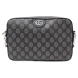 Gucci-Gucci  Ophidia GG Crossbody Bag (699439)-Other,Grey