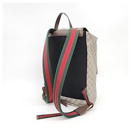 Gucci-Gucci Neo Vintage Soft Supreme Rucksack (473869)-Mehrfarben,Beige,Andere