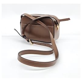 Gucci-gucci  1955 Petit sac à bandoulière Horsebit (760196)-Marron