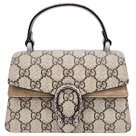 Gucci-Bolsa com alça superior Gucci Dionysus Mini (752029)-Bege