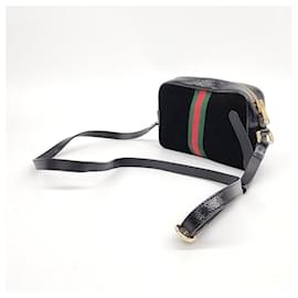 Gucci-Gucci  Ophidia Crossbody Bag (517350)-Black
