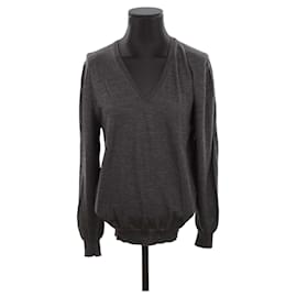 Saint Laurent-Wollpullover-Grau