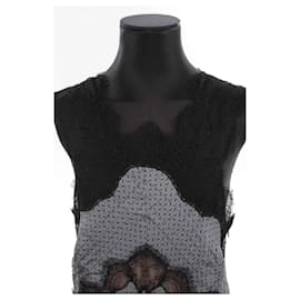 Fendi-Robe en soie-Gris