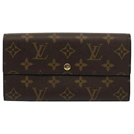 Louis Vuitton-Louis Vuitton Porte-monnaie et porte- carte-Marrone