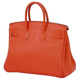 Hermès-Hermès Birkin 25-Orange
