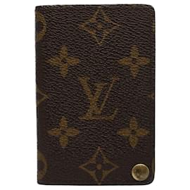 Louis Vuitton-Cartera plegable Louis Vuitton Porte carte credit-Castaño