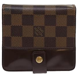 Louis Vuitton-Zip Louis Vuitton Compact-Marrone