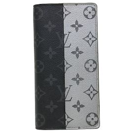 Louis Vuitton Portefeuille Brazza Gris
