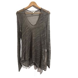 HELMUT LANG Strickwaren T.International L Synthetisch Grau