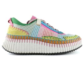 Chloé-CHLOE Deportivas T.UE 37 Cuero-Multicolor